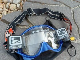 Motokrosové brýle modré PROGRIP s ochranou SCOTT - 2