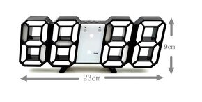 3D LED digitální hodiny - 2