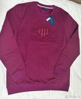 Gant sweatshirt dark red/purple XXL - 2