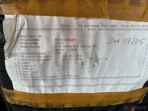 NOVÁ DUNLOP 275/35R18 - 2