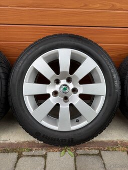 Alu kola 5x112 r16 se zimními pneu - 2