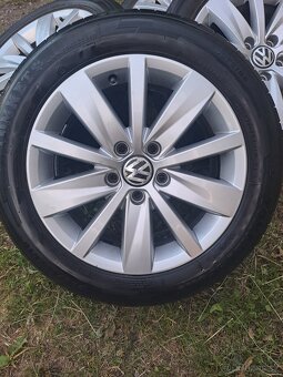 Alu kola 5x112 originál VW 205/55 R16 - 2