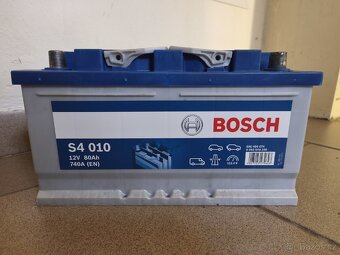 Nová autobaterie BOSCH S4 010, 80Ah, 12V (0 092 S40 100) - 2
