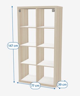Kallax 2x4 (k dispozici 2 kusy) - 2