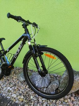 Značkové dětské horské kolo Felt 24" (černá/modrá) - 2