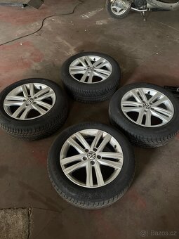 Vw zimní sada 225/55 r17 continental - 2