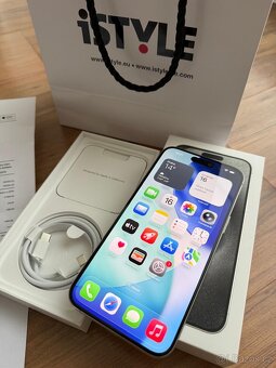 IPhone 15 PRO MAX 256gb ,, TOP STAV “ ZÁRUKA - 2