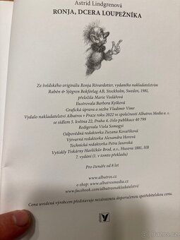 A Lindgrenova Romka, dcera loupežníka stav nové knihy - 2