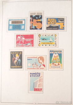 Album 363 zápalkových nálepek Slovensko 1961–1963 - 2