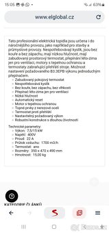 Topidlo stavební - 2