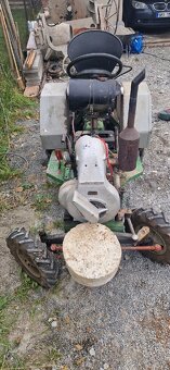 Zahradni traktorek domaci vyroby. - 2