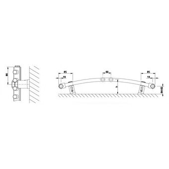 Koupelnový otopný radiátor/žebřík KORADO - 2