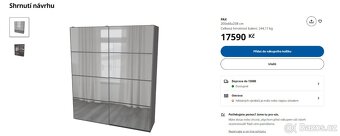Tmavá IKEA skříň - 2