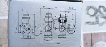Ventil topení chrom - 2