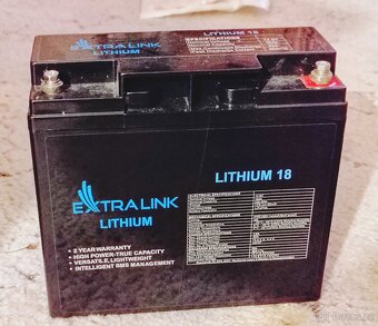 LiFePo4 Extralink baterie 12V 18Ah - 2