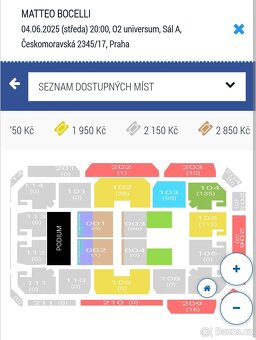 MATTEO BOCELLI, 4. června 2025, 2x I.kategorie - 2