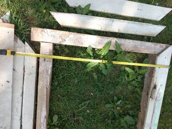 Bytelný trámový rám + dveře 70cm. - 2