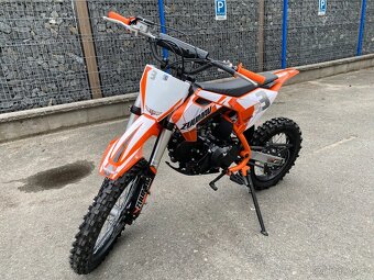Pitbike Zuumav S3 125cc 14/12 (poloautomat) - oranžová - 2