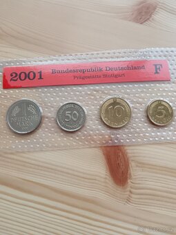 Sada mincí Německo 2001.. - 2