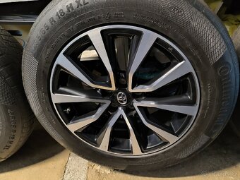 ALU kola Toyota Highlander 5x114,3 R18, Originál,zimpne+TPMS - 2