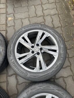 ORIGINÁL Alu Volkswagen Valencia R17, 5x100 - TOP STAV - 2