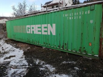 Lodní - námořní skladový kontejner DV 40", rozměry 2,4 x 12 - 2