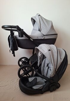 Kombinovaný kočárek Tudore Ranger šedý - 2