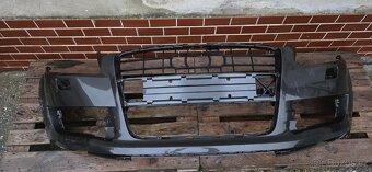 Audi Q7, přední nárazník, 07-11, šedá - 2
