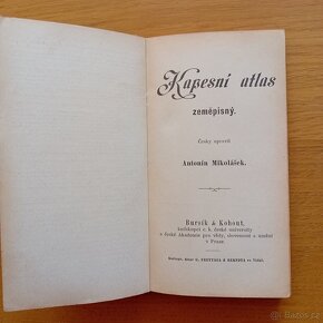 Kapesní atlas zeměpisný - 1899 - 2