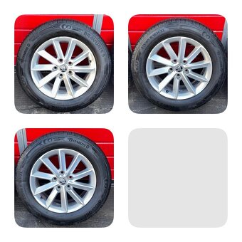 Original ALU kola Škoda HELIX 16" 7J ET45 + pneu 215/60/R16 - 2