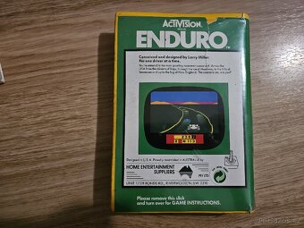 Atari 2600 - obal pro hru Enduro - 2
