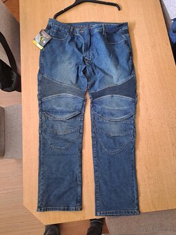 Moto kalhoty kevlar s chranicema nove 2xl - 2