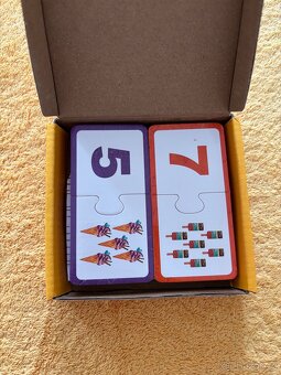 Dětské vzdělávací puzzle - počítání, anglicky - 2