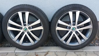 Alu kola 5x112 r17 CYGNUS originál Škoda Octavia II - 2
