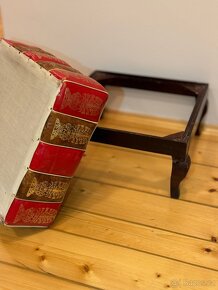 orientální taburet - červený - 2