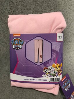 Dívčí trička a termo legíny 110/116 - 2