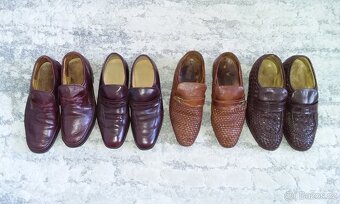 Retro pánské kožené boty vel.40 - 2