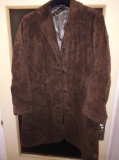 Vintage dámský semišový kabát - 2