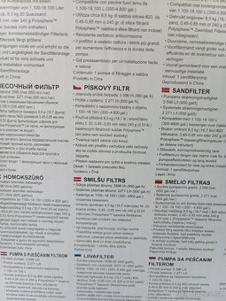 Bazénová filtrace - 2