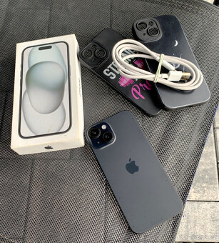 Apple Iphone 15 - 128GB - BLACK - UŽASNÝ IPHONE - 2