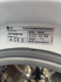 Pracka lg 8kg - 2