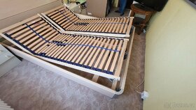 manželská postel 160x200 s polohovacími rošty - 2