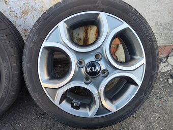 15"letní alu sada 4x100 origo Kia Picanto 175/50 TPMS - 2