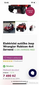 Jeep elektrické autíčko - 2