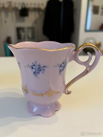 Hrnky růžový porcelán - 2