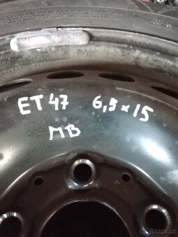 Kompletní zimní sada disků Mercedes Benz B180 CDI + pneu - 2