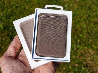 Apple FineWoven peněženka s MagSafe k iPhonu kouřová - 2