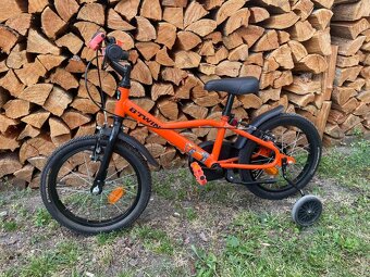 Prodám dětské kolo BTWIN 16 4-6let včetně koleček za 1.499Kč - 2