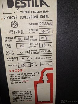 plynový kotel Destila 25 - 2