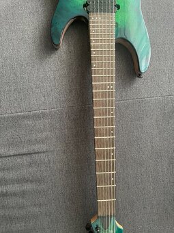 Schecter C-7 Pro 7 String, Aqua Burst - 2